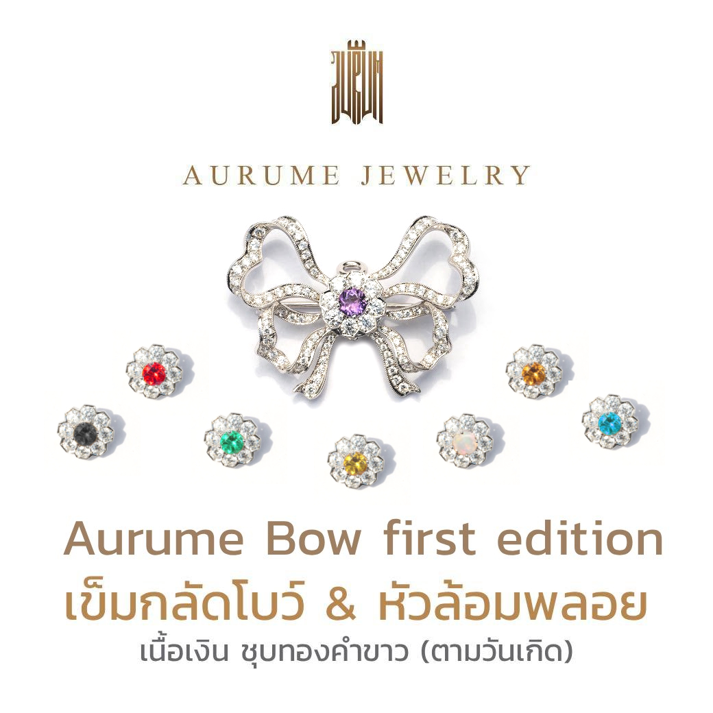SET เข็มกลัดโบว์