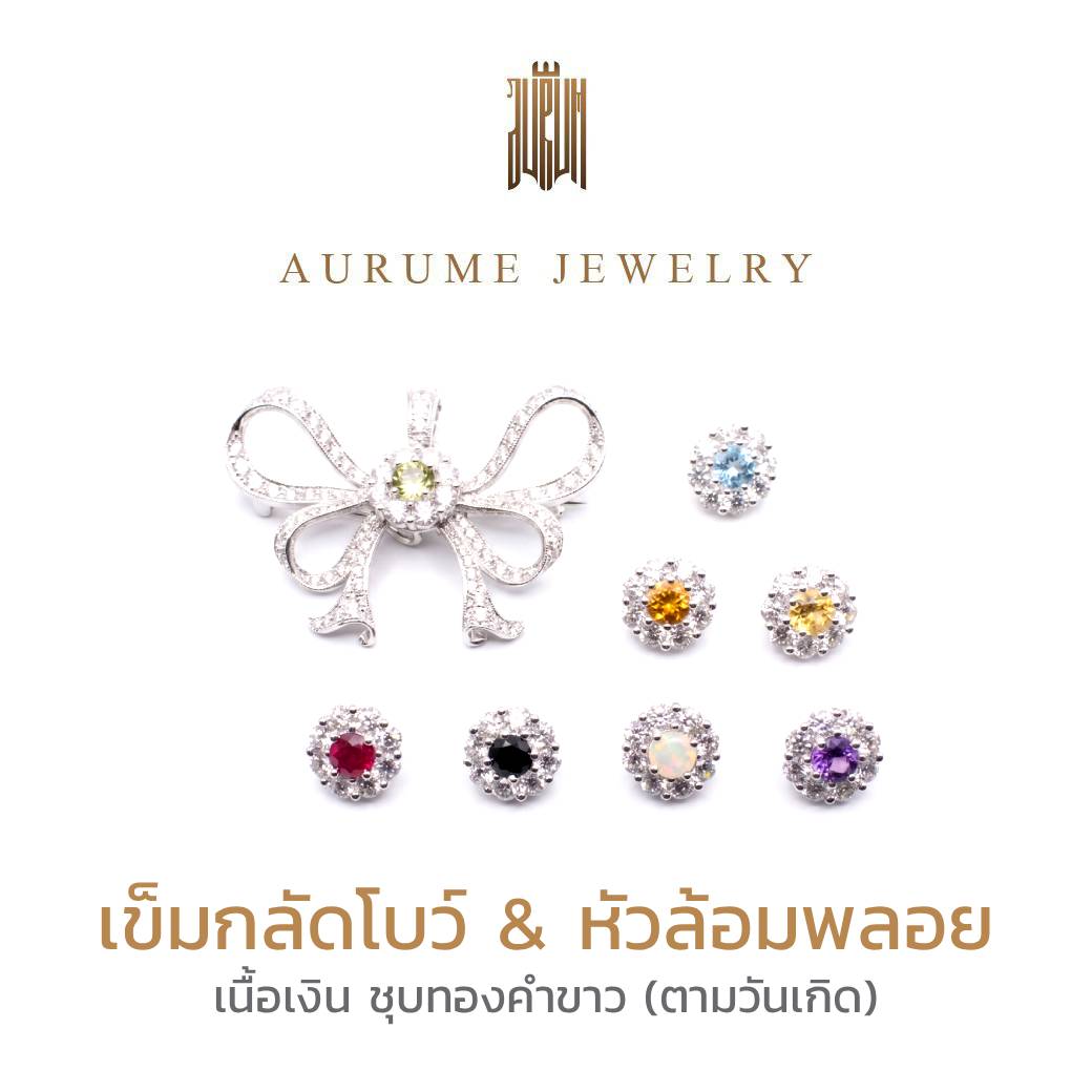 SET เข็มกลัดโบว์